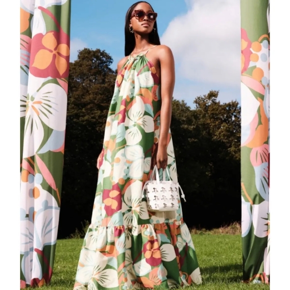 Ted Baker London Dulina Printed Maxi Dress - Picture 3 of 6